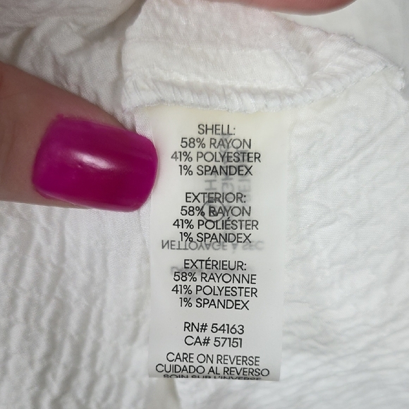 Calvin Klein Ruffle V-Neck Tiered Mini Dress - Picture 8 of 8